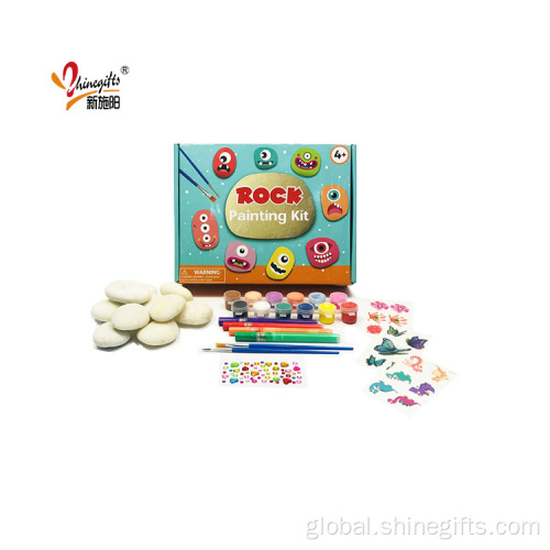 Rock Painting DIY Paint Kids Drawing Art Painting Rock Kit Supplier